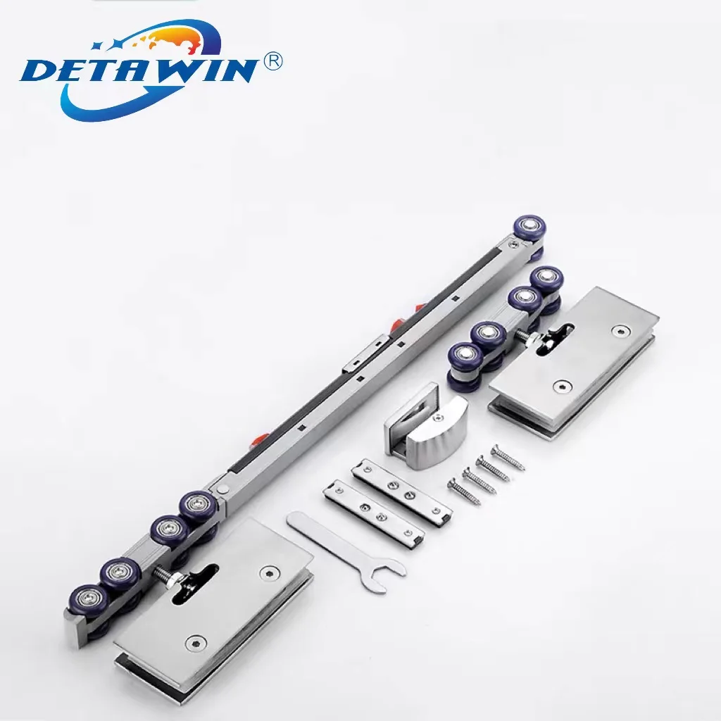 Two way Buffering Of Glass Sliding Door Bidirectional Buffer Door Lifting Wheel Mute Double Buffer Pulley Door Damper