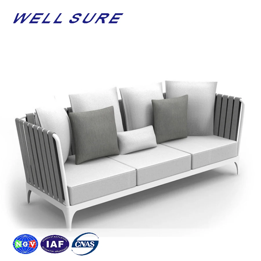 Modern simplicity Outdoor furniture patio rattan wicker custom design cheap sofa classic china