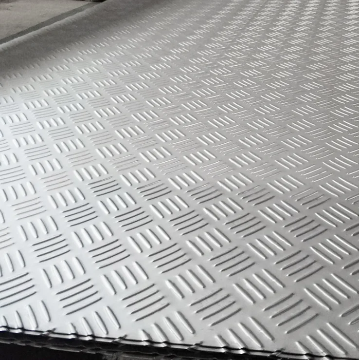 Diamond plate sheets 4x8 S235JR Hot rolled mild steel 2.5 mm thick chequer plate