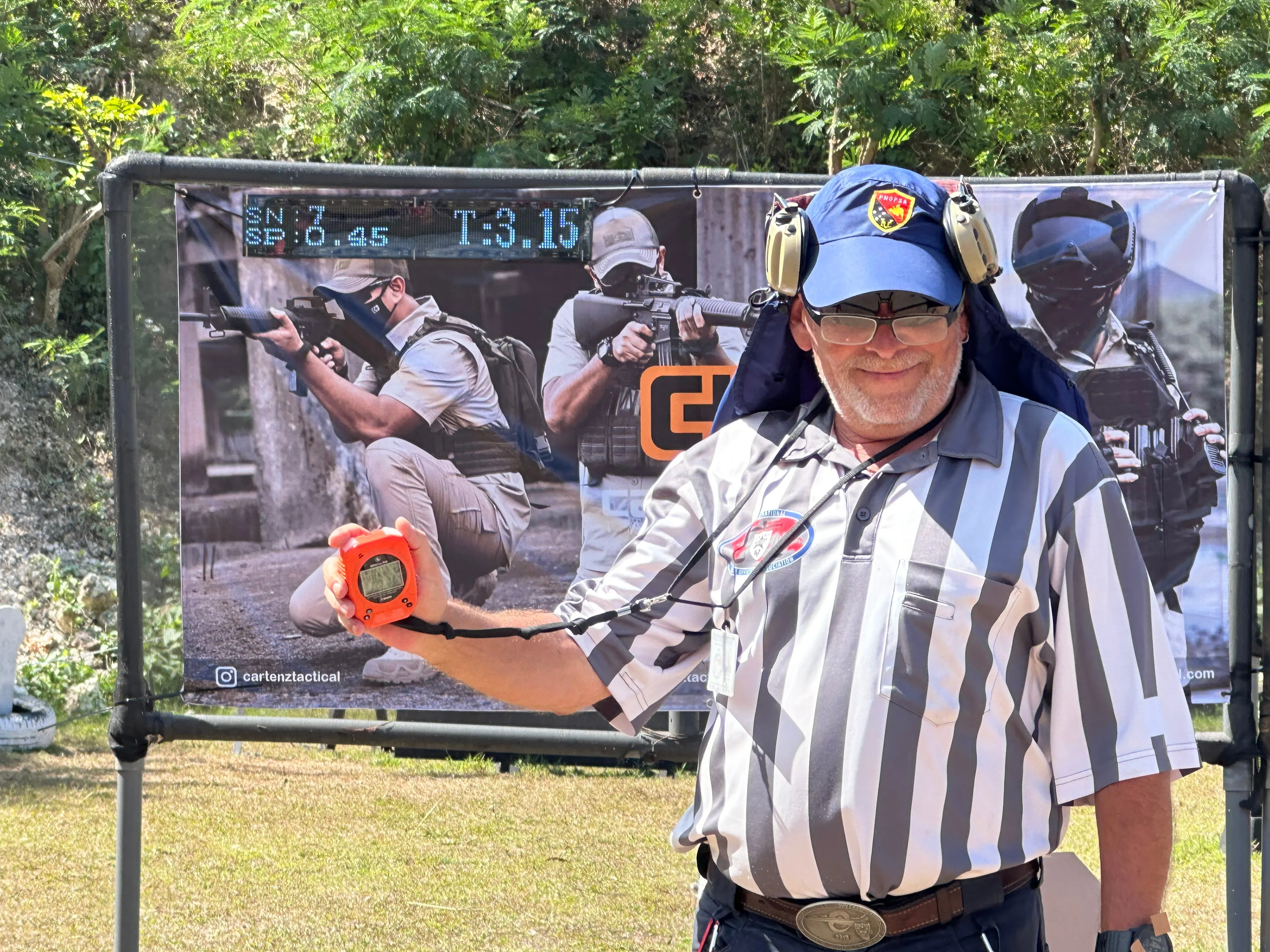 IPSC official firearm orange shot timer from Special Pie Bluetooth PractiScore ESS for fire shooting, stopwatch, countdown timer