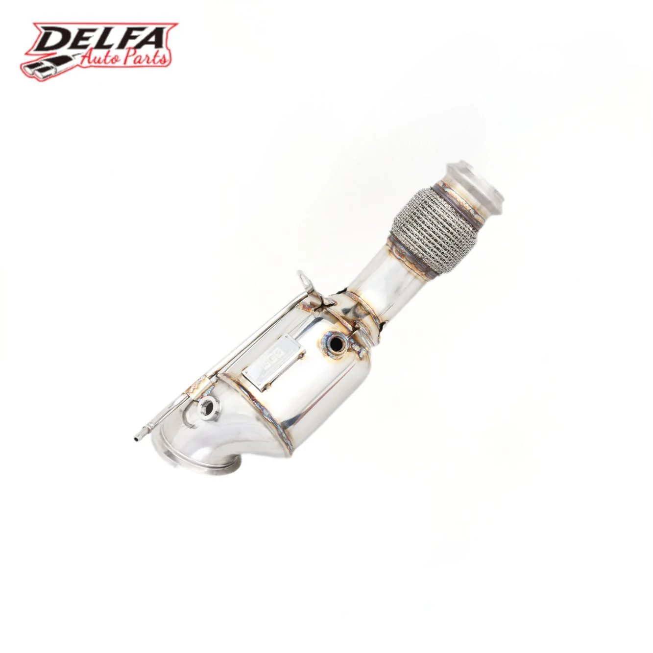 Delfa Factory Outlet EXHAUST PIPE Downpipe For BMW 540 G30/G38 3.0T 2017-2022 High flow catted Exhaust Downpipe
