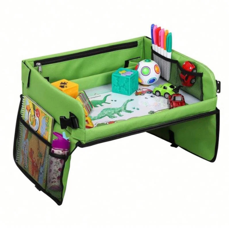 Load-Bearing Trunk Backseat Gear Tablet Holder For Kids Collapsible Toddler Car Seat Tray