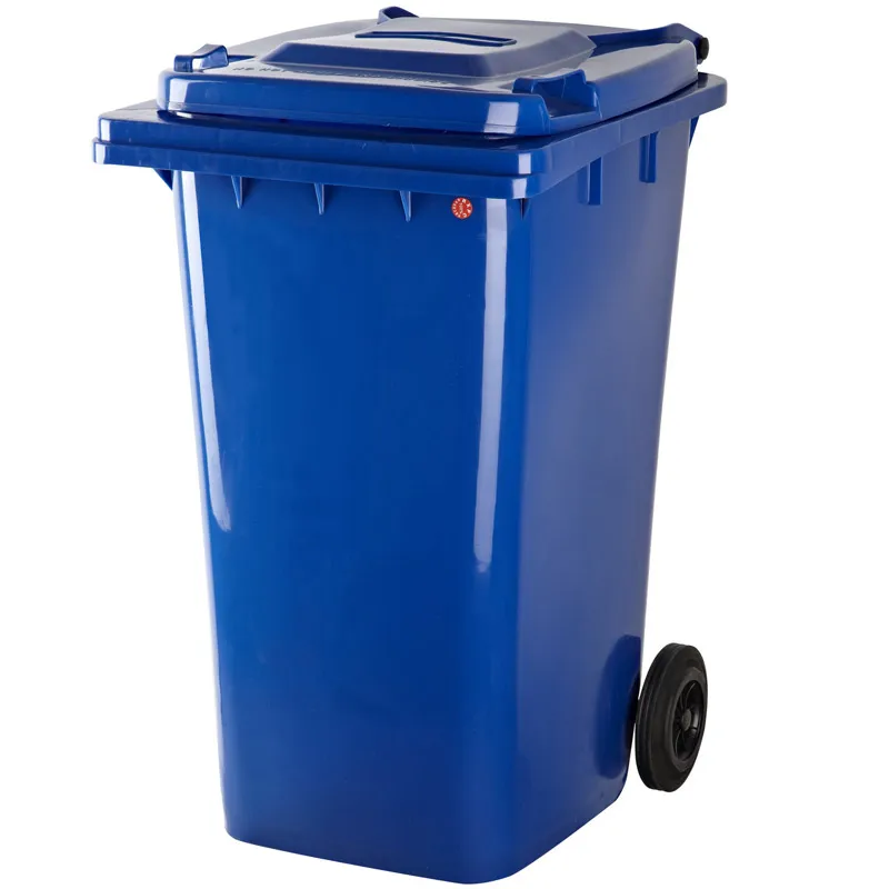 2 wheels 240L Waste container plastic dustbin