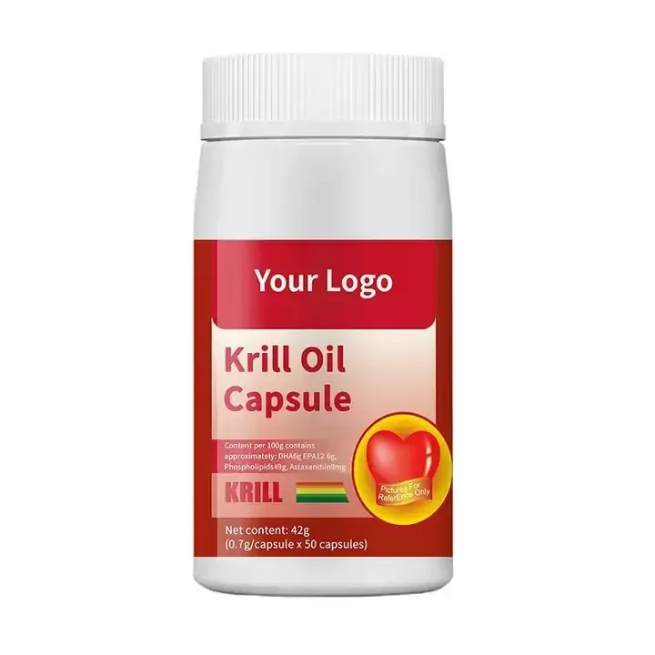 2024 Trending Popular Private Label Antarctic Krill Oil Softgels Omega-3s EPA DHA Halal Astaxanthin Phospholipids OEM/ODM