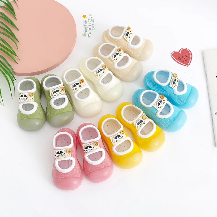 Оптовая продажа индивидуальные Органические детские носки 2021 резиновые мягкие и обувь