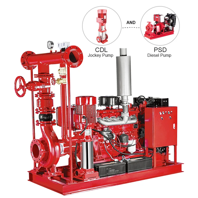 Пожарный насос с приводом от двигателя 220 В 500 gpm @ 150 psi система насоса пожарного