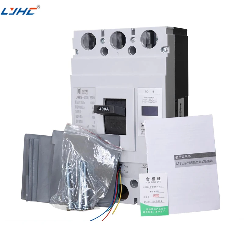 3P electrical circuit breaker AC MCCB Short circuit protection moulded case circuit breakers