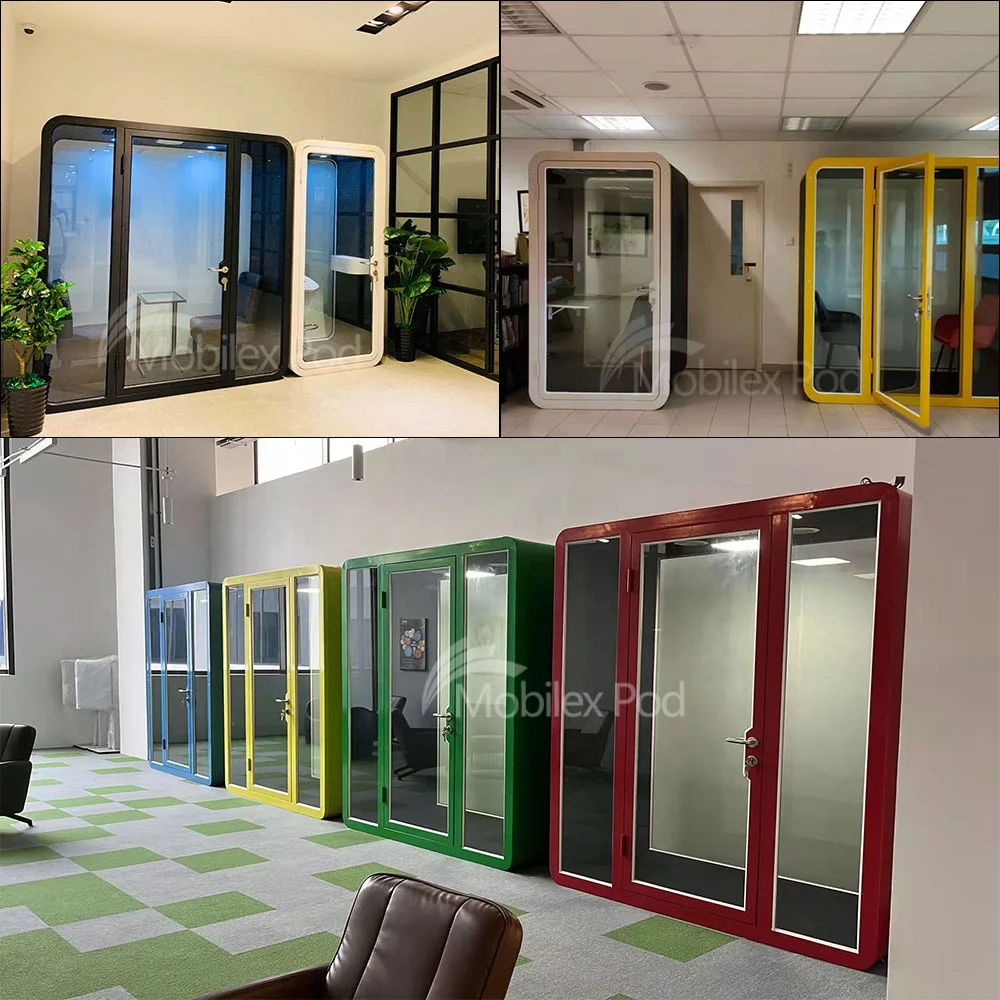 Originally manufacturer of office meeting booth for 4 seater office room