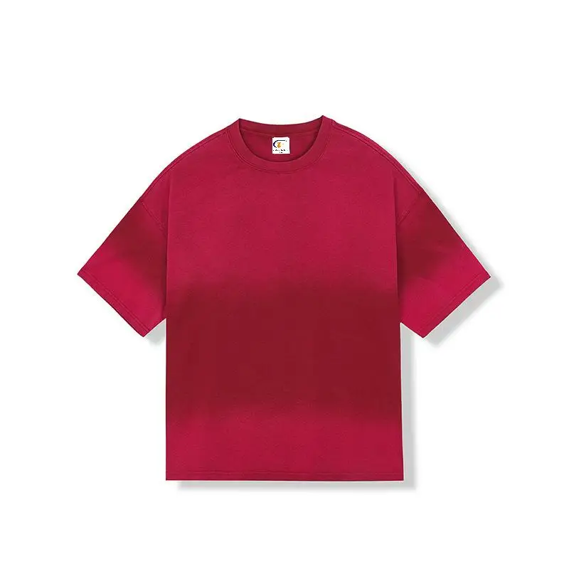New fashion t shirts crew neck tie dye mix colors factory wholesale 100 % cotton bargain high quality