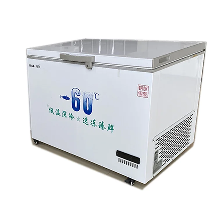 Single-Temperature -60℃ Chest Freezer Deep Refrigerator