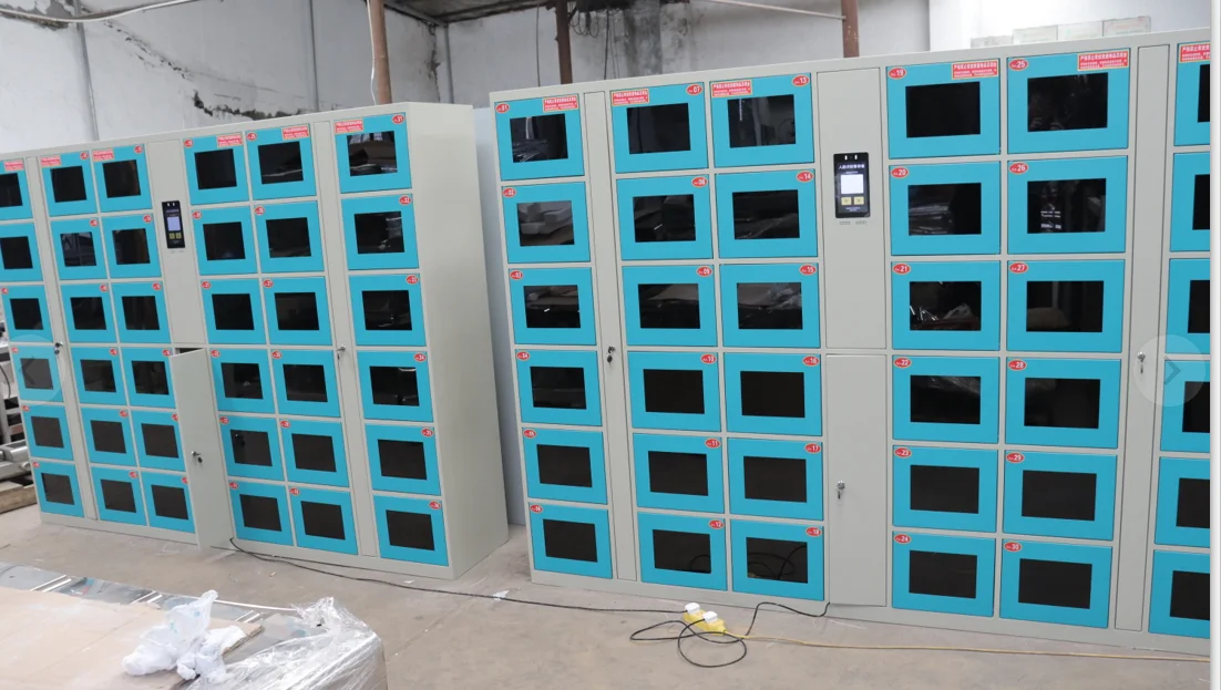 Supermarket intelligent locker with face recognition smart storage locker luggage parcel delivery locker