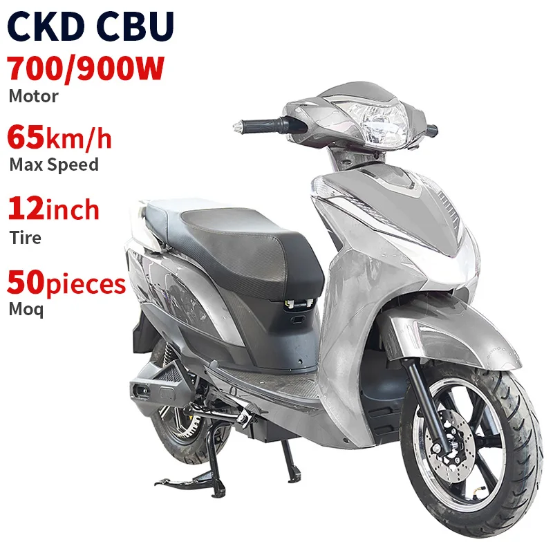 CKD CBU 12-дюймовый Электрический мотоцикл Заводская 700 Вт/900 Вт 55 км/ч скоростной 2-колесный гоночный электрический скутер мопеды и скутеры