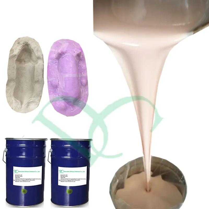 Good Quality Platinum Cure Silicone Rubber For Different kinds of Molds Casting