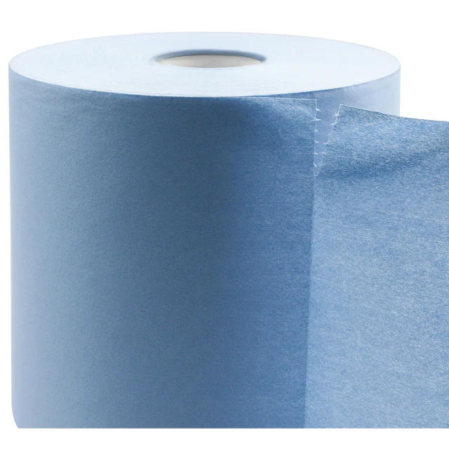 Heavy Duty Blue Industrial Cleaning Wipers Non-Woven Pulp+Polyester Wiping Cloth Industri Wipe Roll ReplaceKimberlyKIMTECH94166