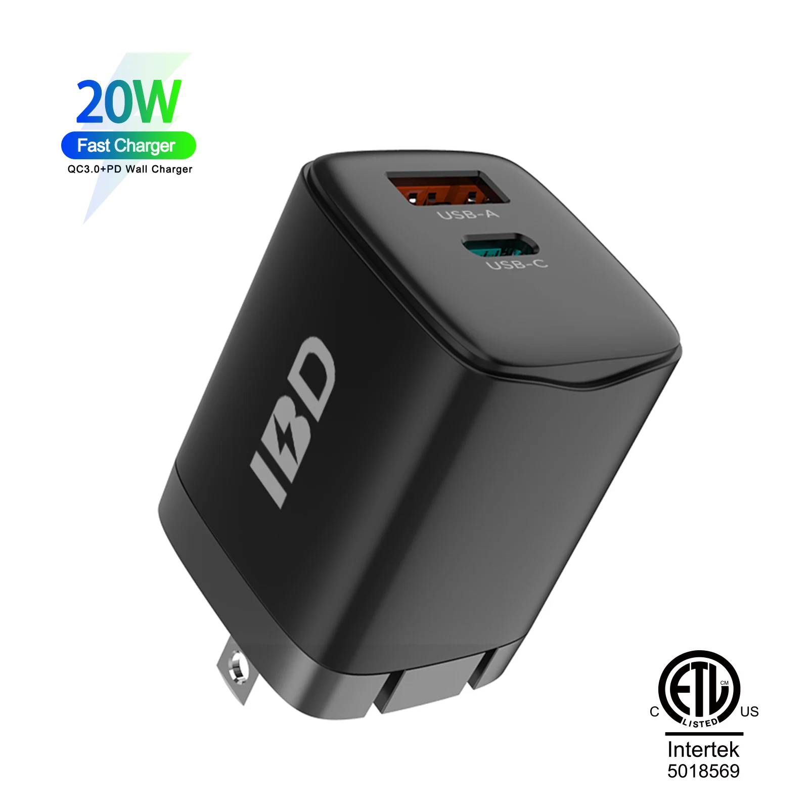  PD 20 Вт Зарядное устройство для iPhone 12 Быстрая зарядка QC3.0 USB C адаптер питания