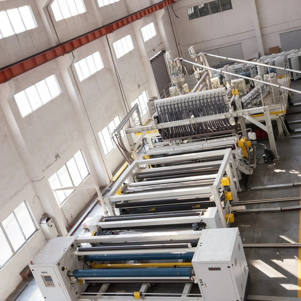 
Philippines CPP Multi-layer Cast Plastic Packing Film Machine 