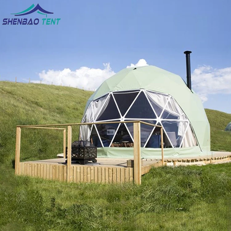 Forest geodesic dome half sphere domos pvc geodesic dome tents for camping garden hotel events