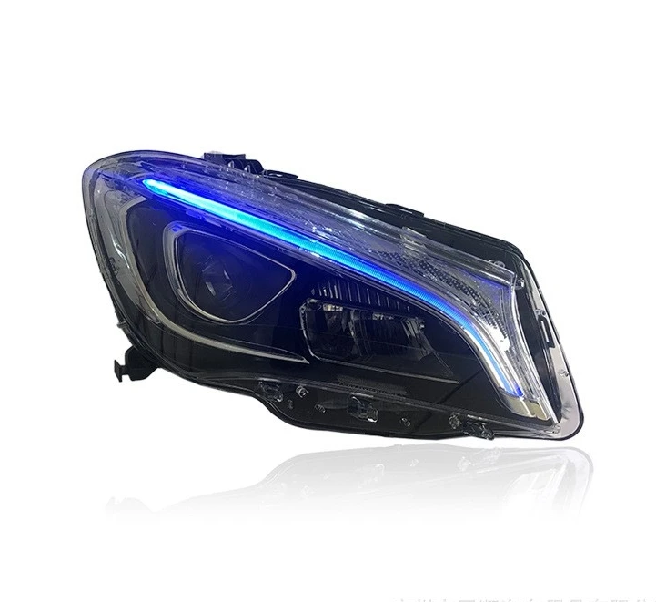 USD 299 one side one piece New LED Car headlight RIGHT LEFT CAR Light for For Mercedes Benz W117 CLA Class 2014-2019