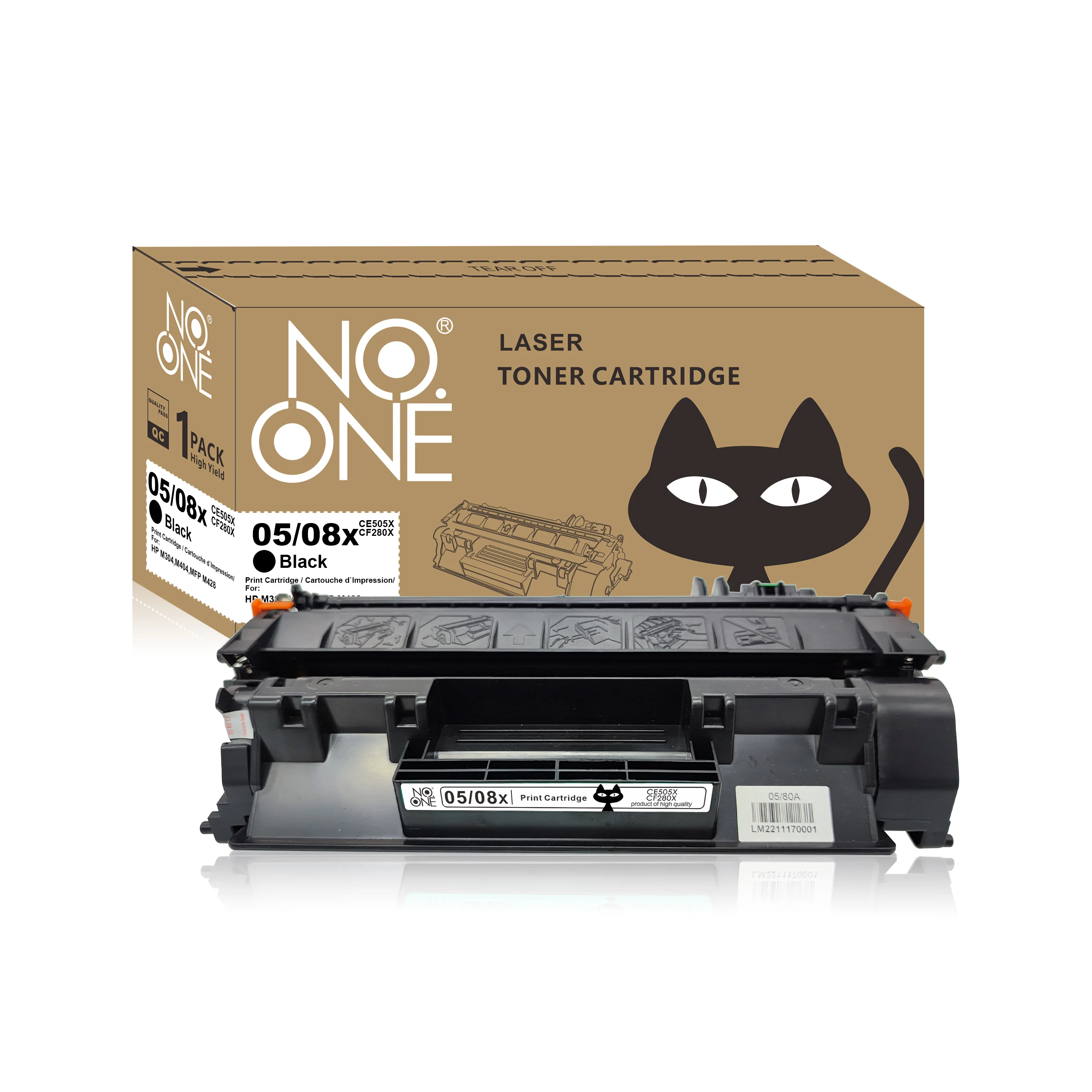 NO ONE large capacity toner cartridges compatible for HP 59X 76X 26X 55X 81X 147X 05X 80X 53X 49X high quality  toner