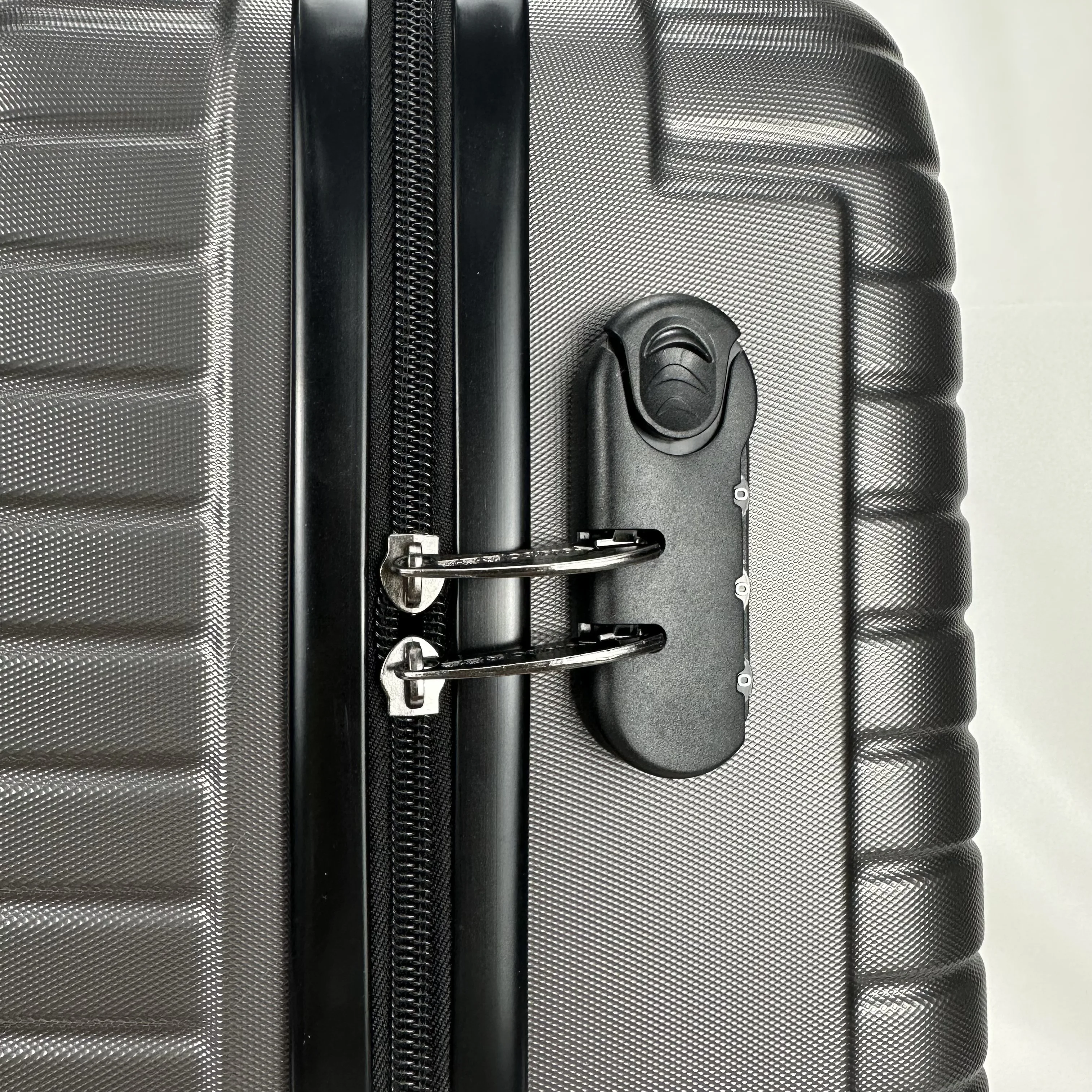 Expandable Luggage Sets with Double Spinner Wheels 3 Piece Hard Shell Suitcase Set for Short Trips and Long Travel Black Color