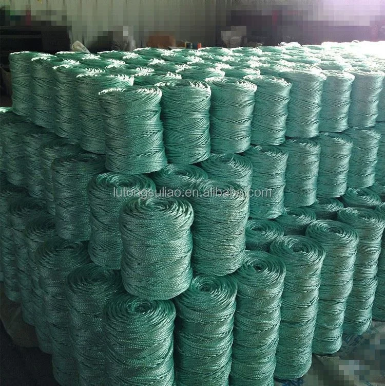 single strand twisted pp raffia packing baler string  plastic raffia hay baler twine