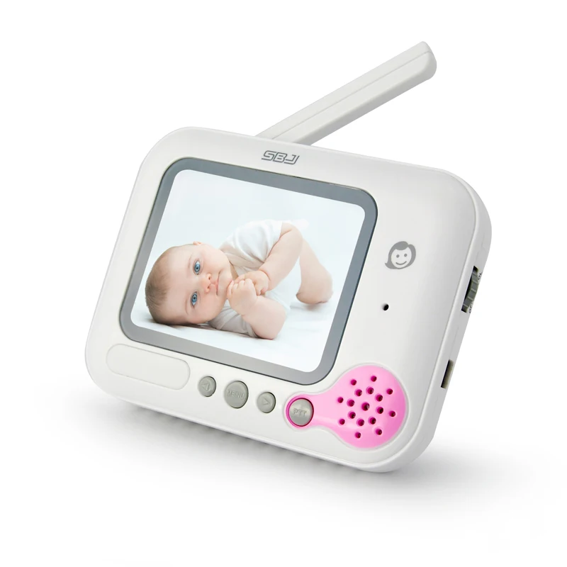 digital wireless baby monitor two-way intercom temperature display lullaby power saving baby camera phone