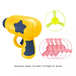 Pet Interactive Toys Flying Saucer Gun Luminous Flying Bamboo Dragonfly Training Play Pet Cats Dogs Exercise Toys