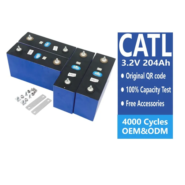 Xiho Catl 3.2V 204Ah 190Ah Rechargeable Lithium Iron Phosphate Battery Lifepo4 Cell Battery 12V 24V 48V Solar Storage System