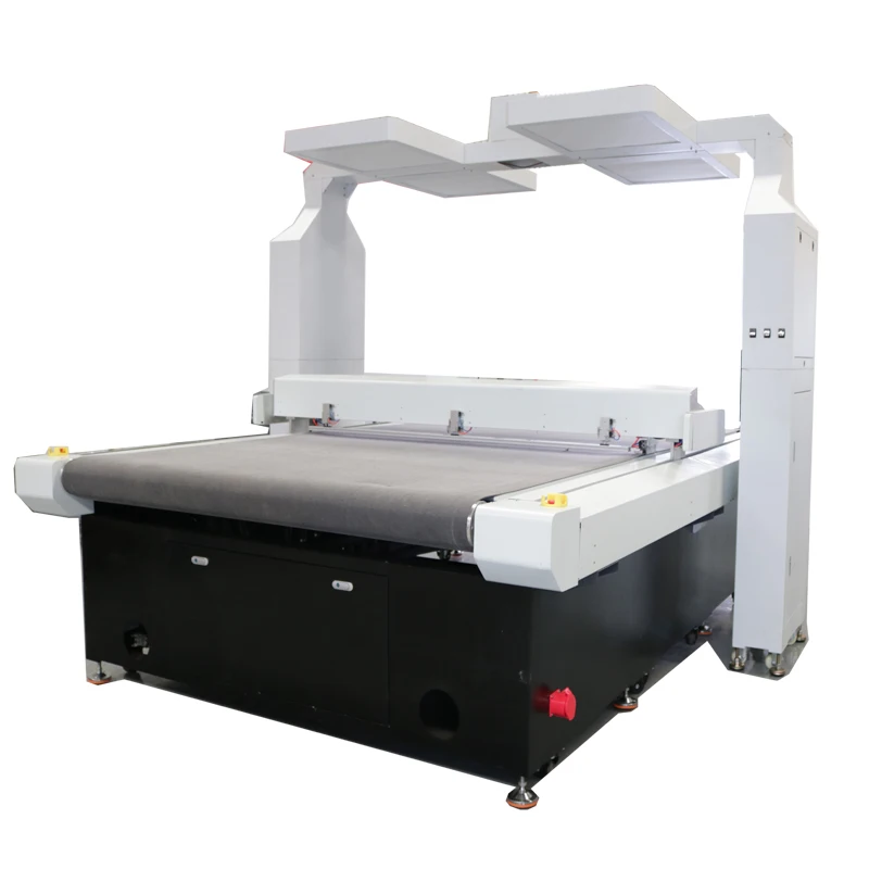 Flexible Material CNC Oscillating blade leather fabric Cutter/Vibrating Knife Cutting Machine with camera/big CCD