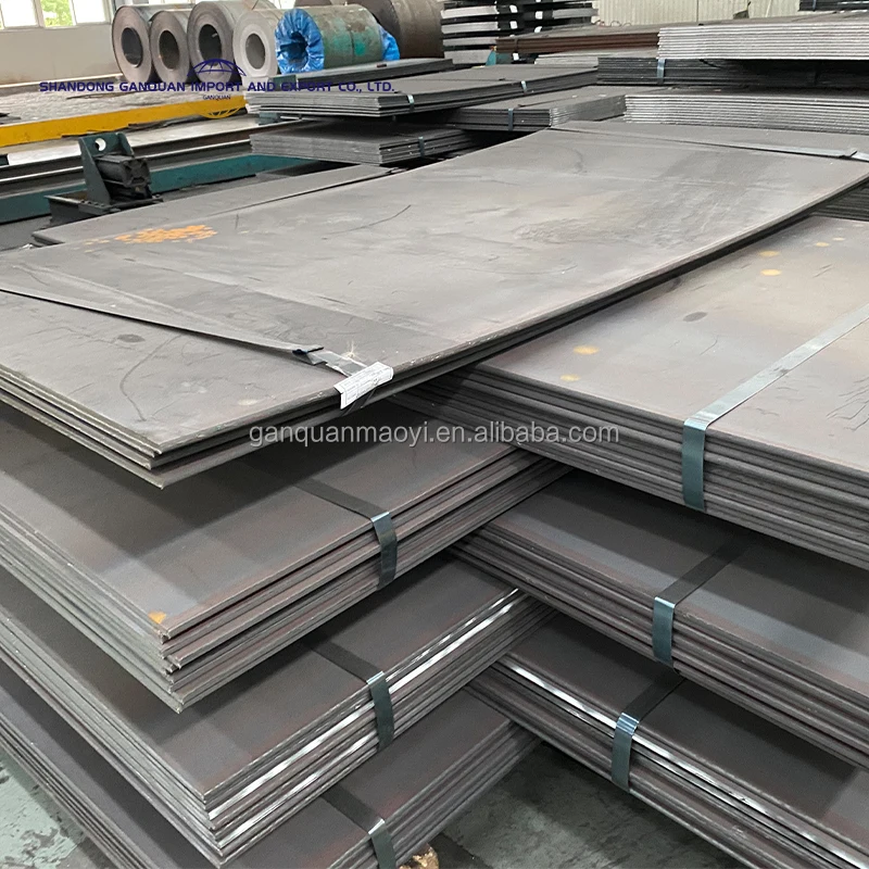 Hot Rolled  Q235 A105 A36 St52  Mild Steel 12mm 3mm High SS400 Q355  Carbon Steel Plate