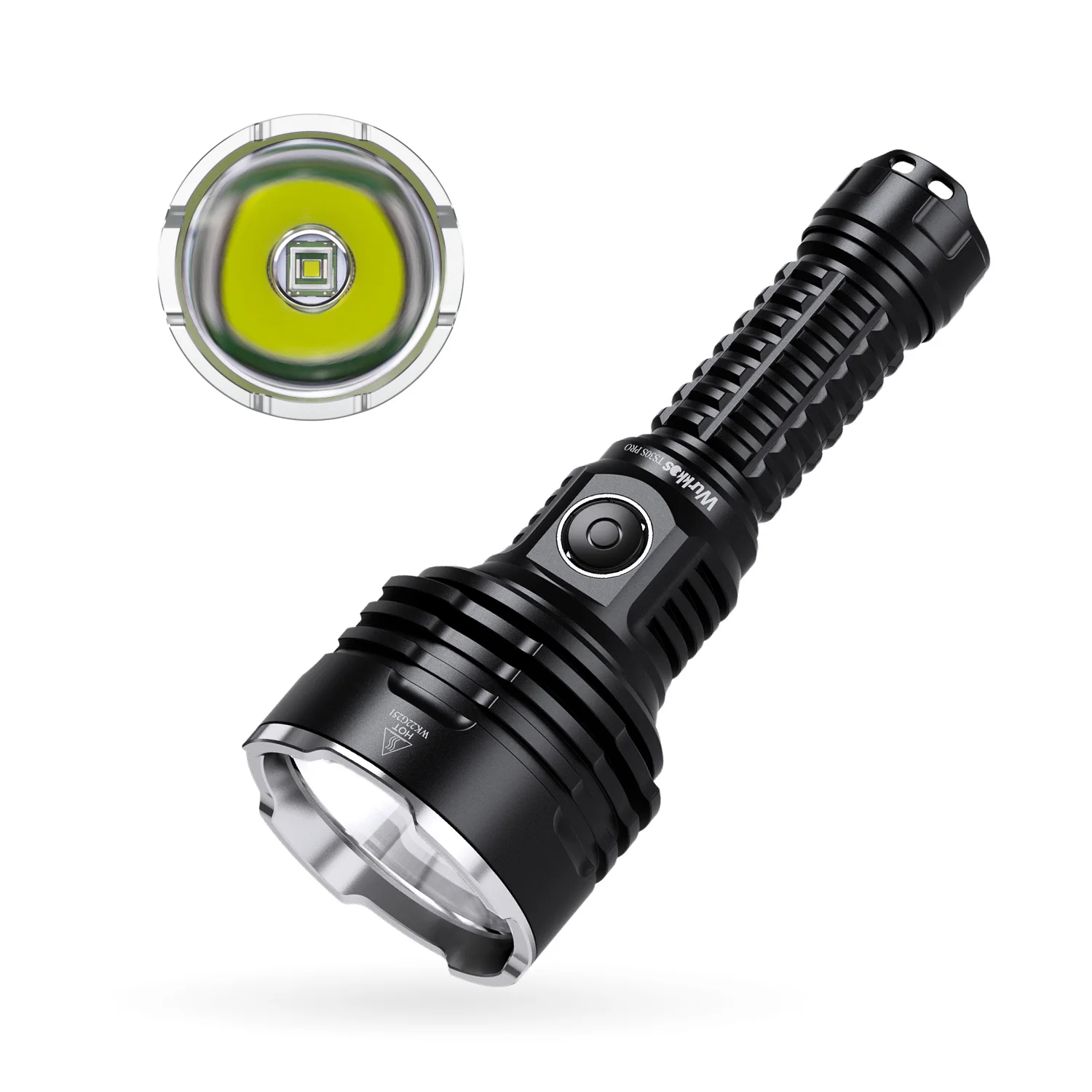 High Lumen 1089M  Long Beam Distance Torch Rechargeable SBT90.2 LED Flashlight Spotlight with Low Voltage Protection