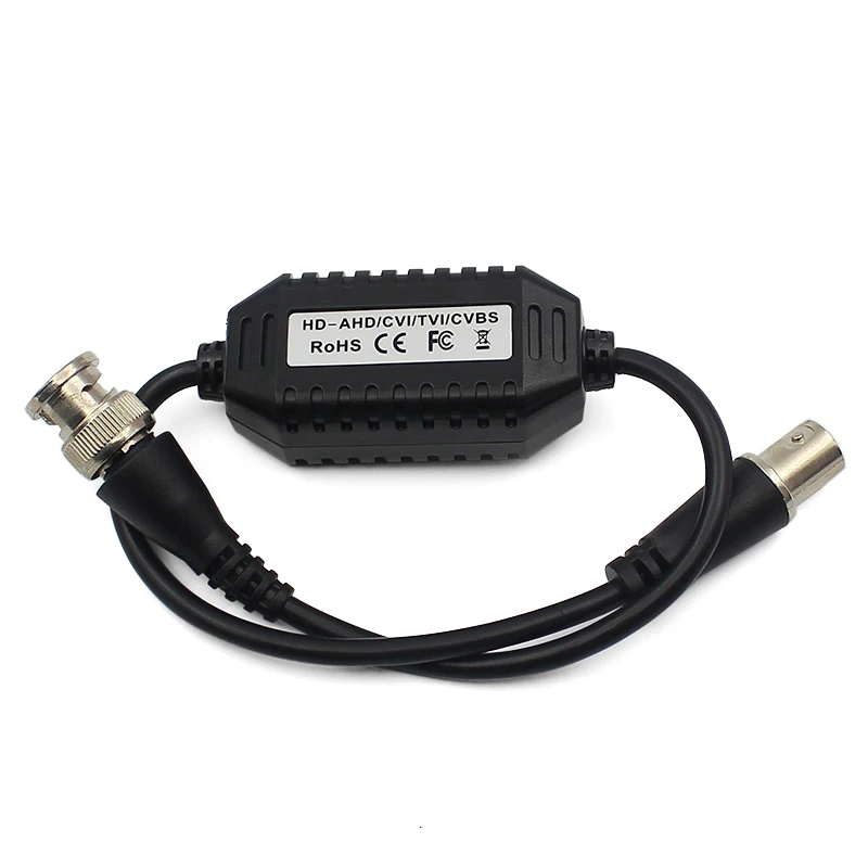 YJS Manufacture Supply High Quality BNC Video Balun Video Signal Anti Jamming Device Ground Loop Isolator For CCTV System