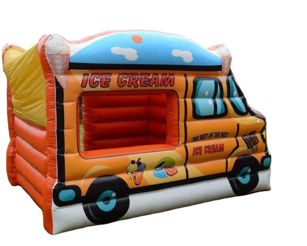 Custom outdoor inflatable concession booth popcorn inflatable carnival treat shop inflatable ice cream booth