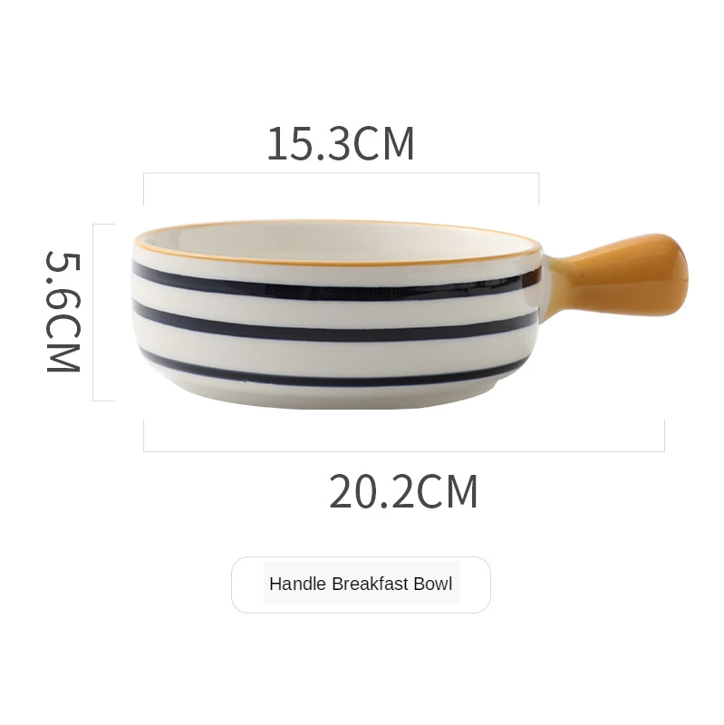 Shave bowl with handle serving bowls salad