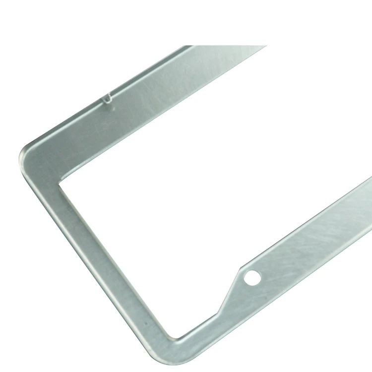 OEM/ODM factory CNC machine manufacturing stainless steel exquisite license plate frame
