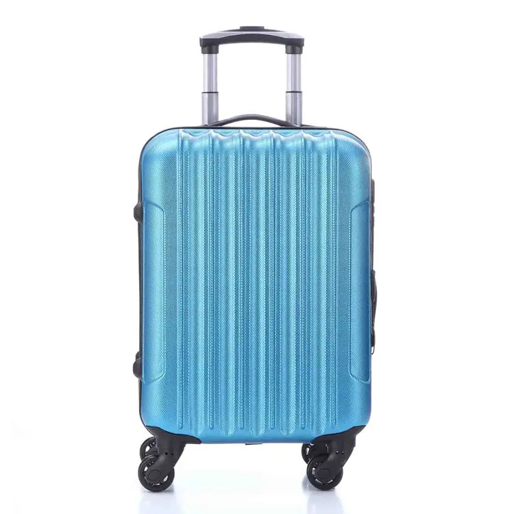 Fashion Wholesale ABS Durable Travel Trolley Suitcase Hardside Scratch-resistant Luggage Case With 4*360 degree wheels