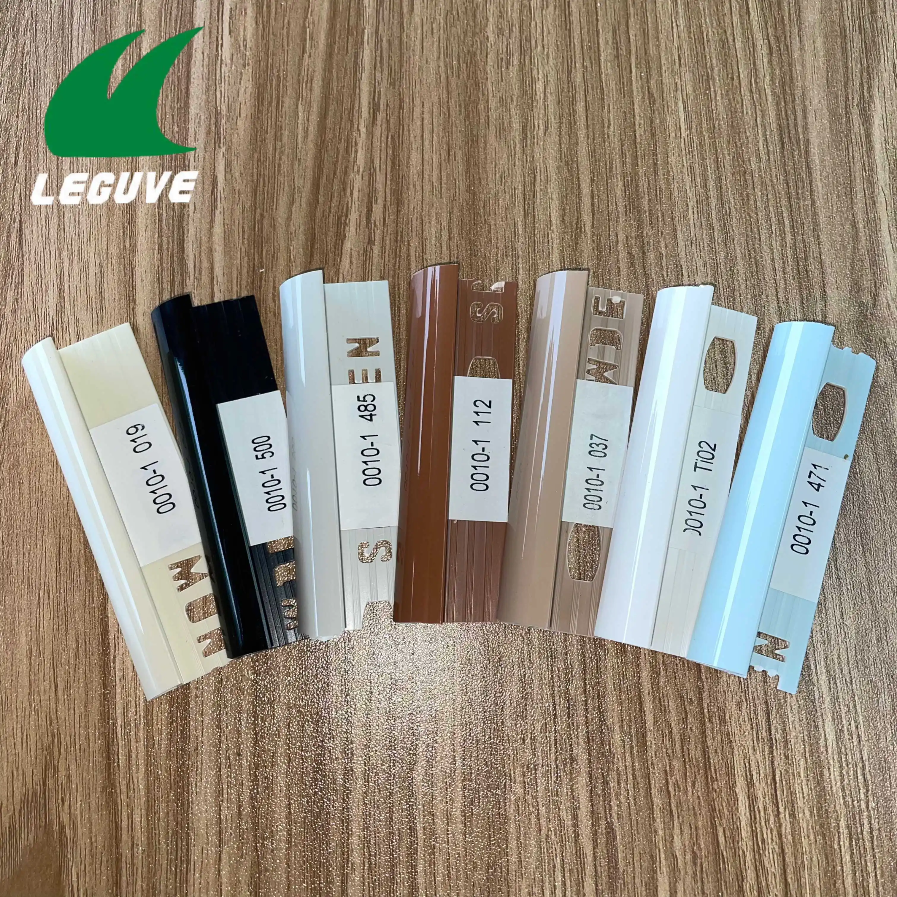 Leguwe Factory Outlet PVC Round Shape Wall Tile Trim Schluter Tile Trim for Decoration