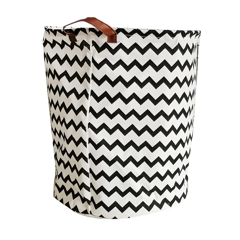 Hot Sales Collapsible Canvas Fabric Dirty Folding Laundry Basket Clothes Organizer Laundry Storage Basket For Bathroom