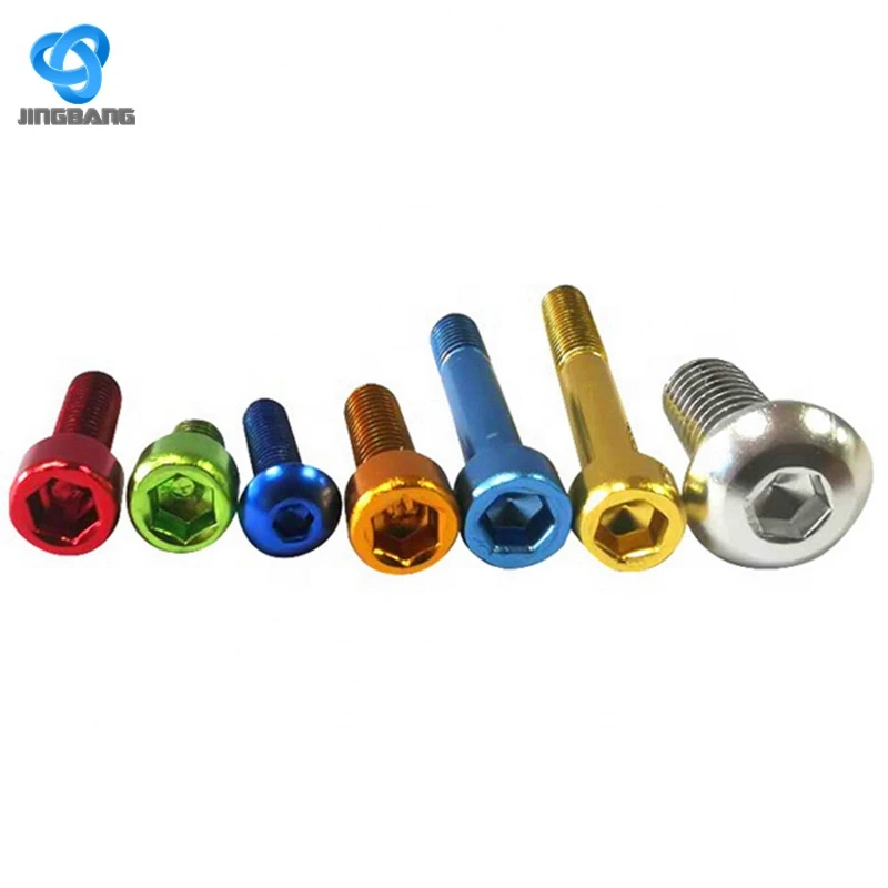 Colorful Finger M8  S For Computer Case Plum Hand Screw Tool Round Hand Screw 304 Stainless Steel Spare Thumb Screw