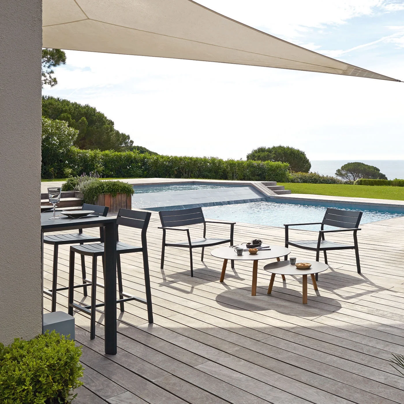 Height outdoor bar tables for Christmas and New Year party hotel home used rectangle metal durable table