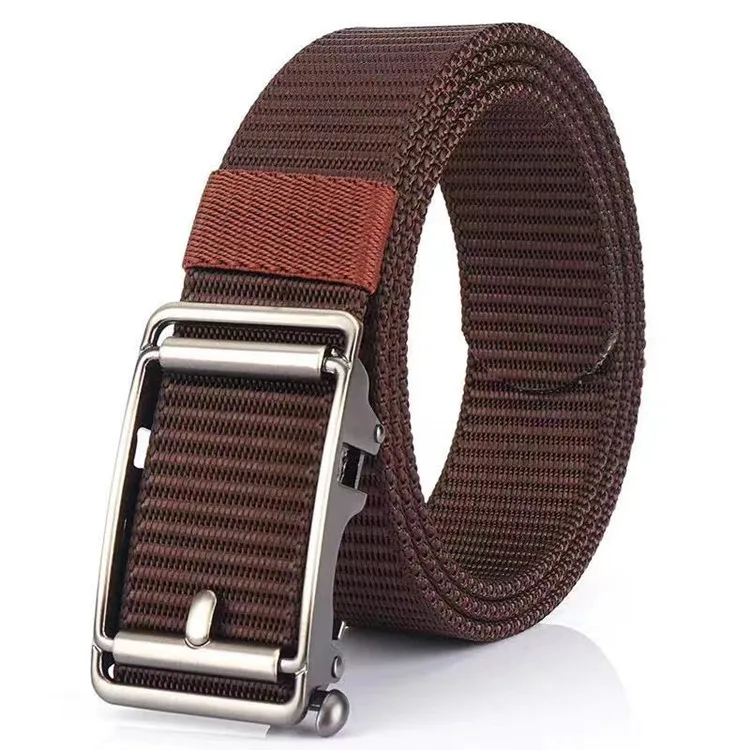 Gacent Wholesale Men Braided Fabric Elastic Woven Stretch Jeans Belts