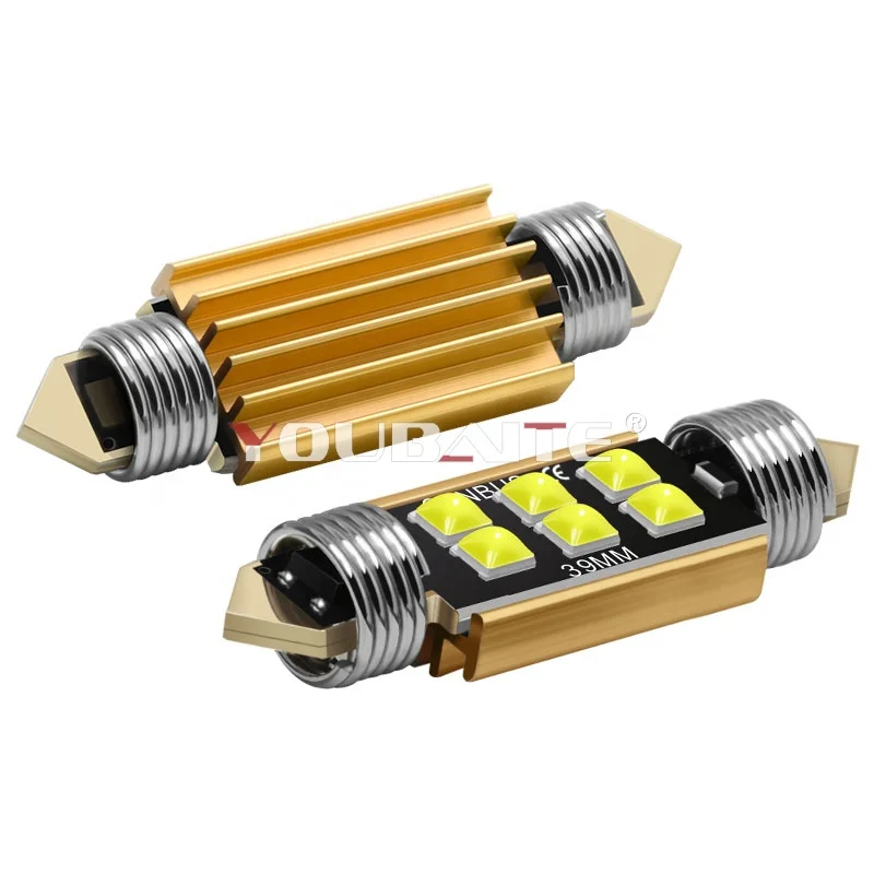 Wholesale Canbus Festoon C5w C10w Led Bulbs 3030 6smd 31mm 36mm 39mm 41mm  Car Interior Map Dome Reading Light 12v-24v