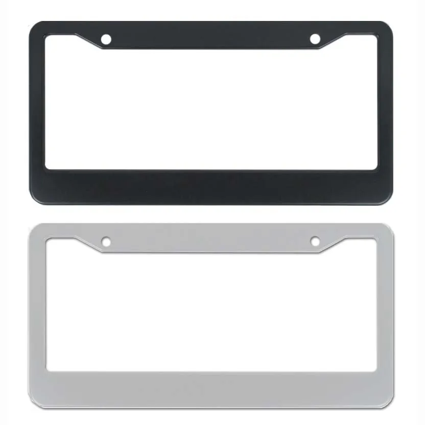 Custom aluminium License Plate Frame Personalized American Standard for Cars Motorcycles Featuring Plastic Alloy Materials