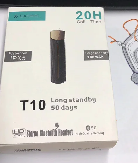 K200 long standby  Wireless  headset single side movement Driving Waterproof noise-reducing  headset