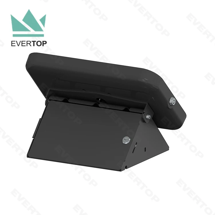 LST09-P Desktop for iPad Security Display Tablet Stand Kiosk Anti-theft Tablet Kiosk for iPad Mini Pro Air with Power Bank Space