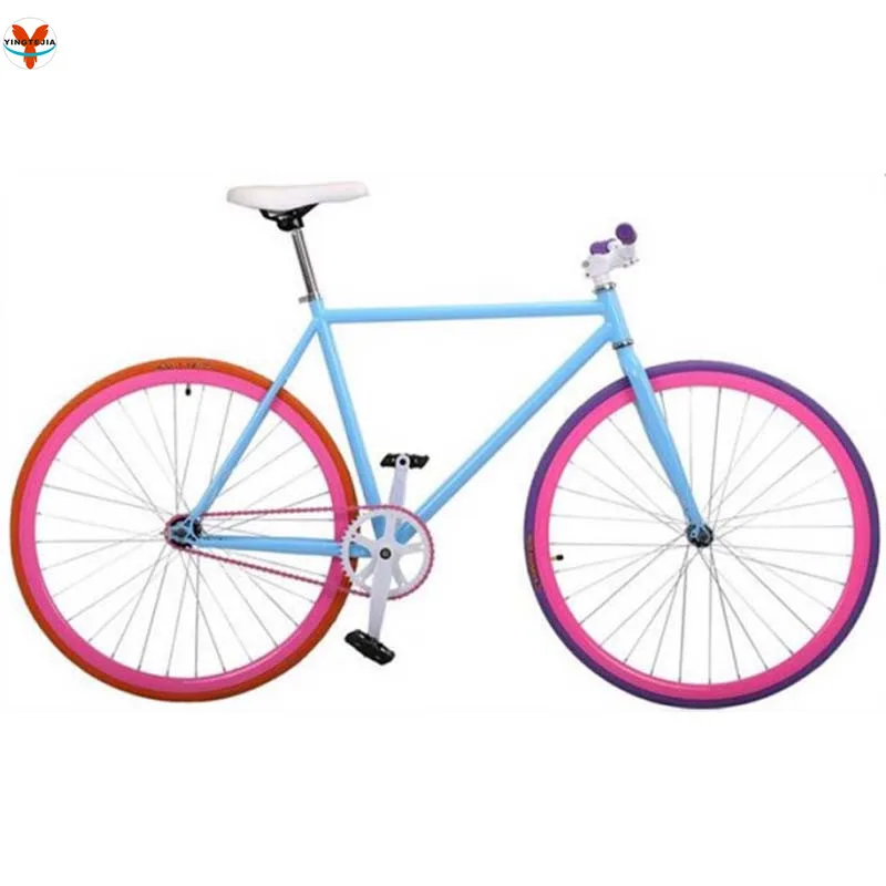 
2020 newly style colorful single speed 700c bicycle for sale 