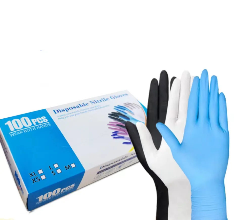 Disposable Nitrile Gloves Food Cleaning Dental Powder Free Nitrile Gloves
