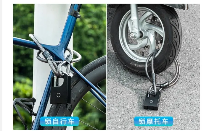 Waterproof Keyless Padlock Fingerprint  TTLock Smart Life APP Wireless Control Smart Locks For Warehouse