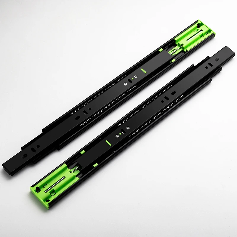 45mm single/double spring full extension soft close drawer slides