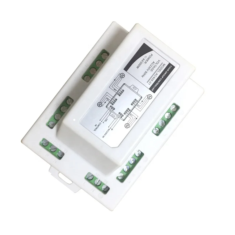 4CH Tubular Motor Group Control Controller Relay For Motorized Curtain Motors